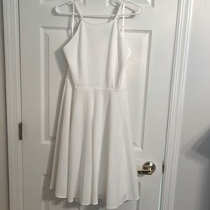 Irresistible Charm White Midi Dress